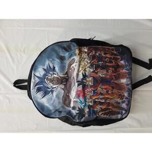 Dragon Ball Z Themed Backpack with Multiple Goku Forms Design